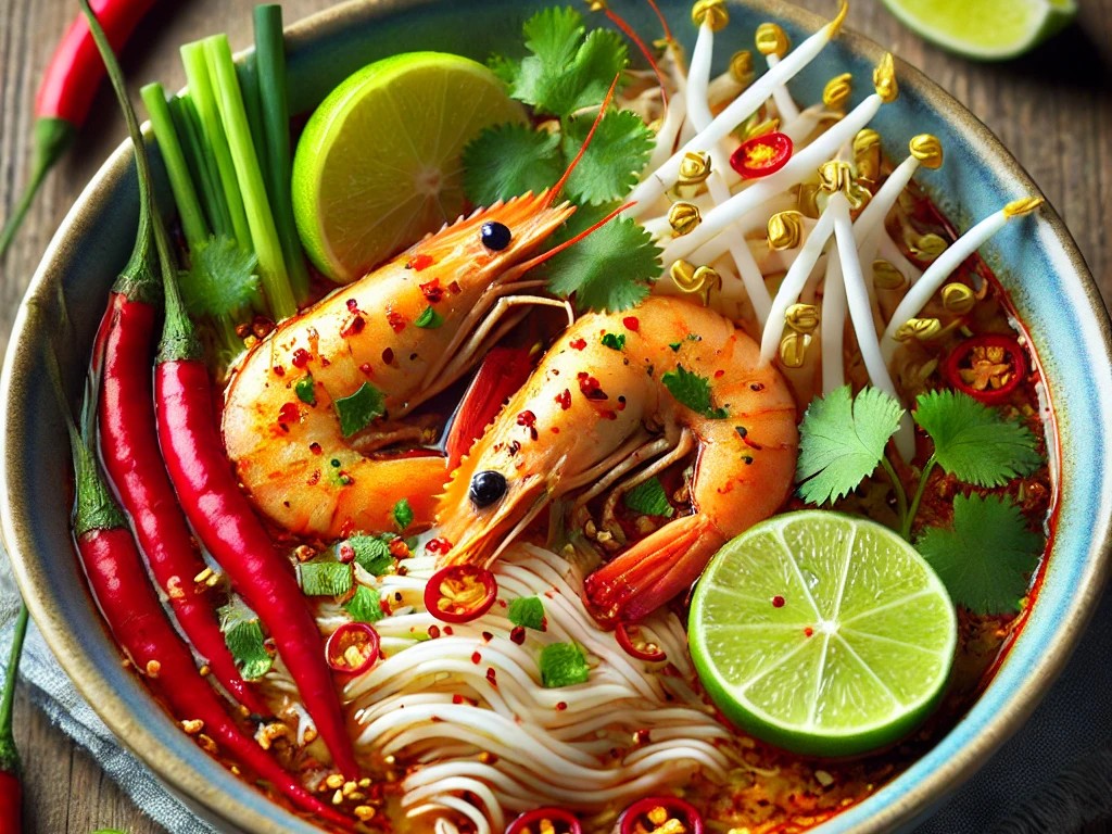 Spicy Sour Thai Noodles